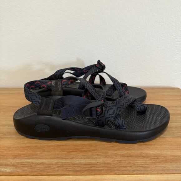 Chaco Men\'s Z2 Classic Stepped Navy Marine Geometric Adjustable Sandals Size 12 main image 6